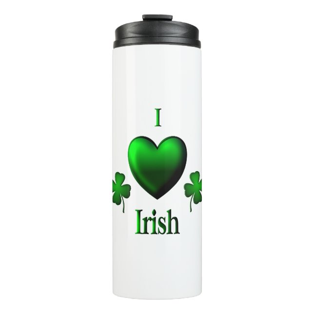 I Heart Irish Thermosbecher (Vorderseite)
