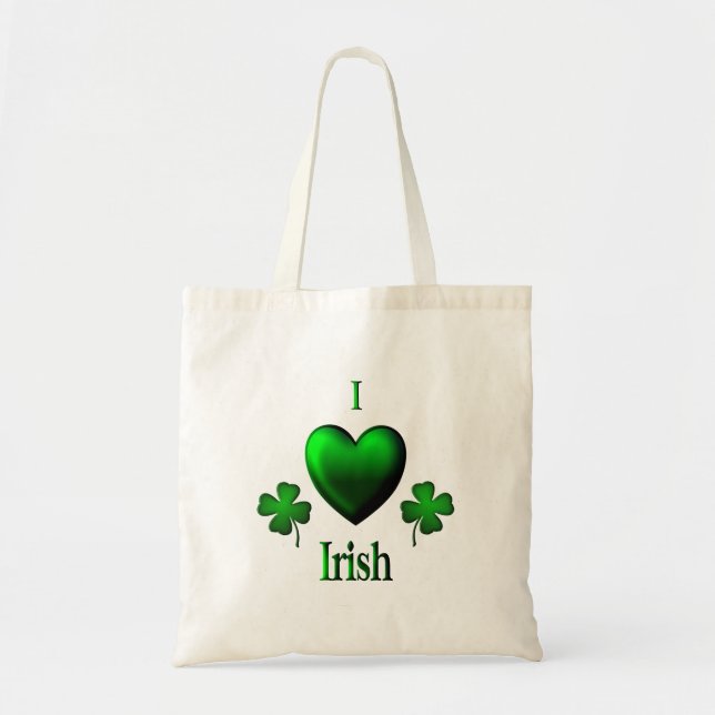 I Heart Irish Tragetasche (Vorne)