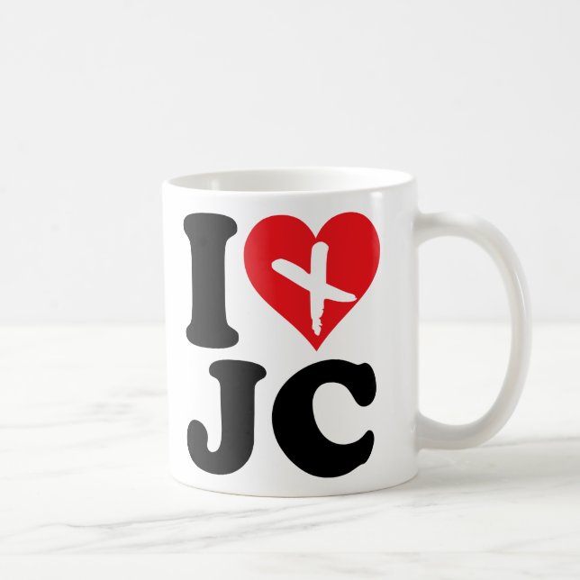 I Heart JC Kaffeetasse (Rechts)