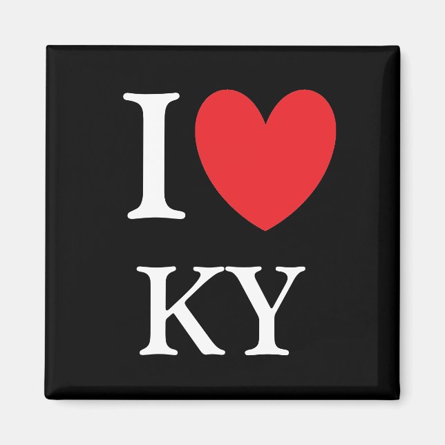 I Heart Kentucky Magnet (Devant)