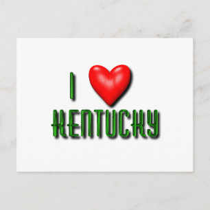 I Heart Kentucky Postkarte
