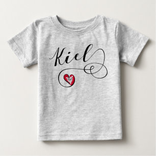 I Heart Kiel, Deutschland Baby T-shirt