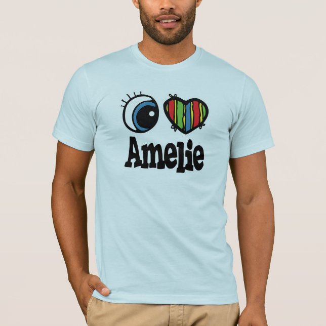 I Heart (Liebe) Amelie T-Shirt (Vorderseite)