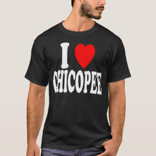 I Heart Liebe Chicopee Reisen Reiseziel T-Shirt