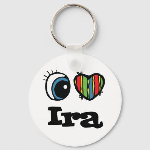 I Heart (Liebe) Ira Schlüsselanhänger