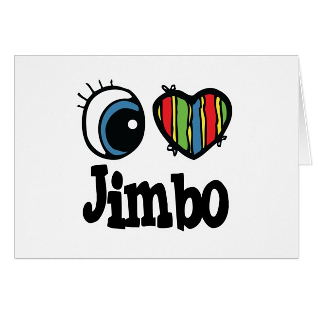 I Heart (Liebe) Jimbo (Vorderseite (Horizontal))