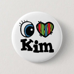 I Heart (Liebe) Kim Button
