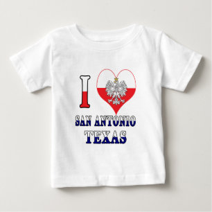 I Heart Liebe San Antonio Texas Baby T-shirt