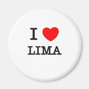I Heart LIMA Magnet