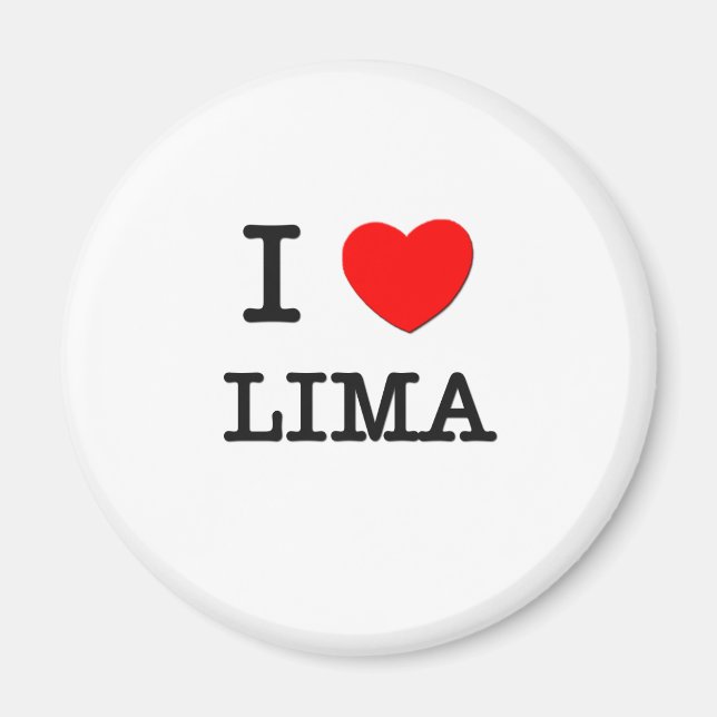 I Heart LIMA Magnet (Vorne)