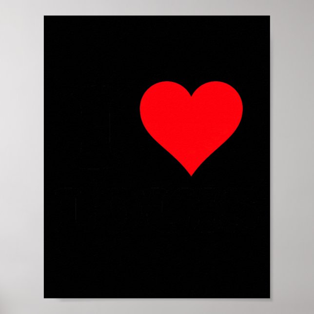 I Heart Louis First Name I Love D Stuff Premium Tr Poster (Vorne)