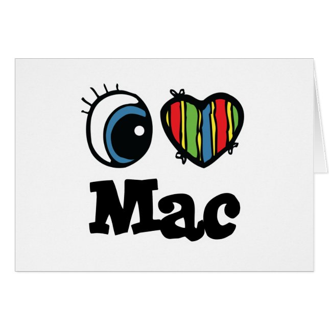 I Heart (Love) Mac (Devant horizontal)