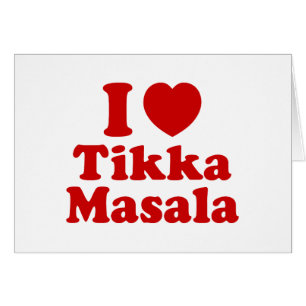 I Heart (Love) Tikka Masala Card