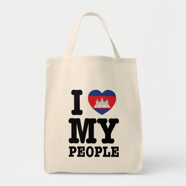 I Heart (Love) Tragetasche (Vorne)
