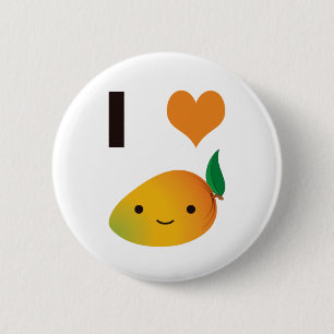 I Heart Mango Button