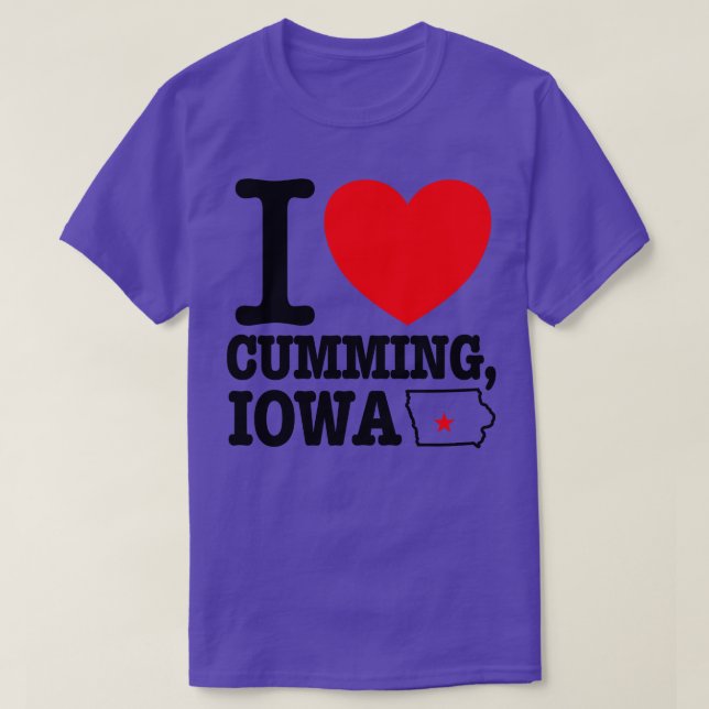 I Heart ming Iowa T-Shirt (Design vorne)