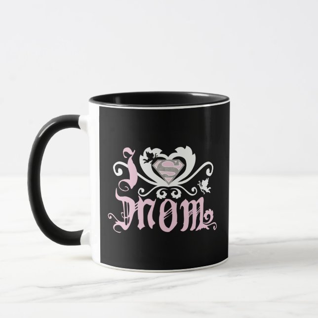 I Heart Mom  Pink Tasse (Links)