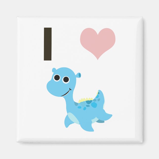 I Heart Nessie Magnet (Vorne)