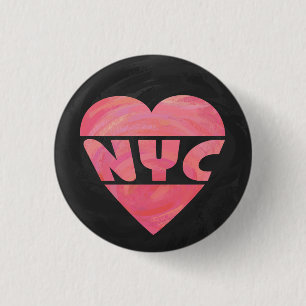I Heart NYC Button
