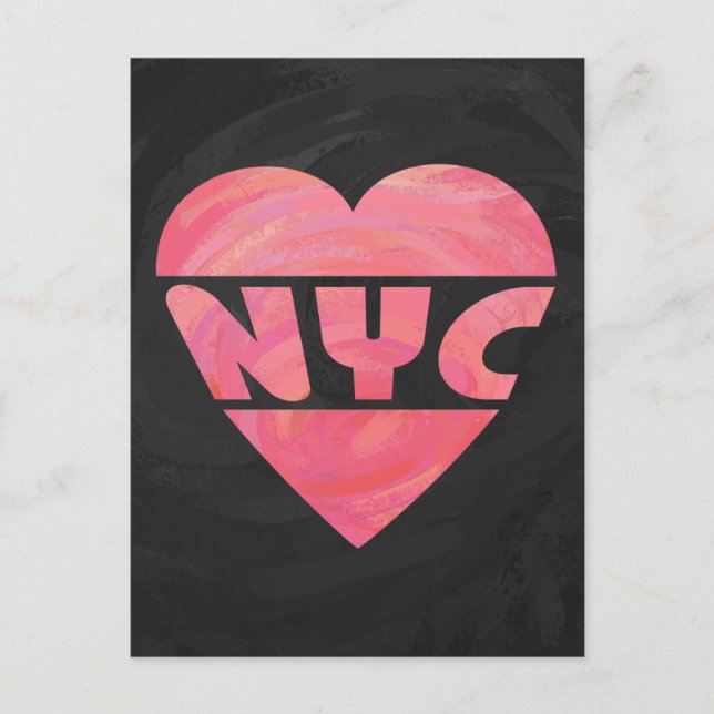 I Heart NYC Postkarte (Vorderseite)