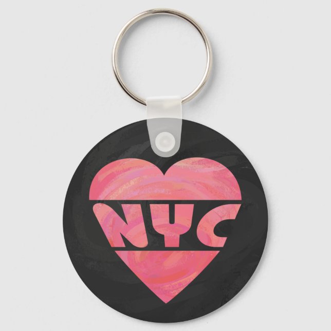 I Heart NYC Schlüsselanhänger (Vorderseite)