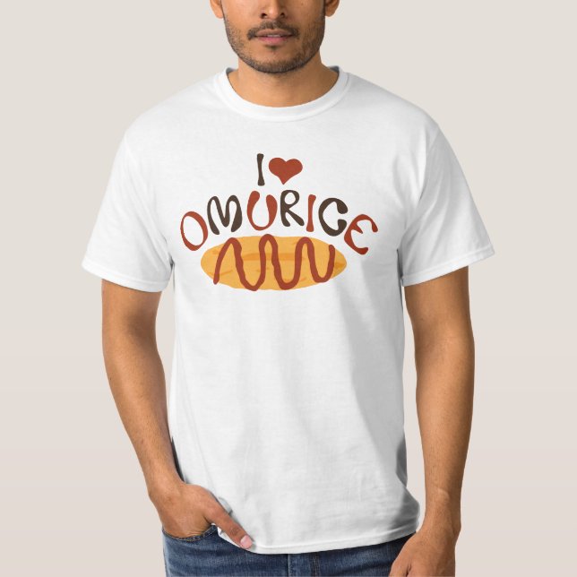 I Heart Omurice Graphic Tee Shirt (Vorderseite)