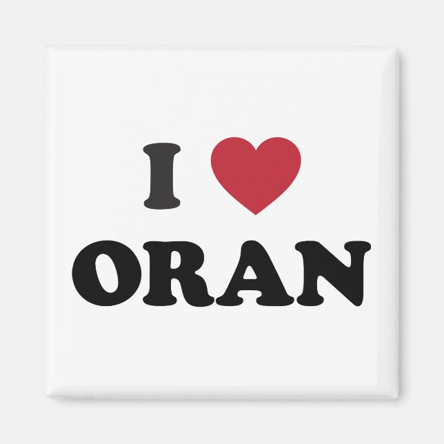 I Heart Oran Algeria Magnet (Vorne)