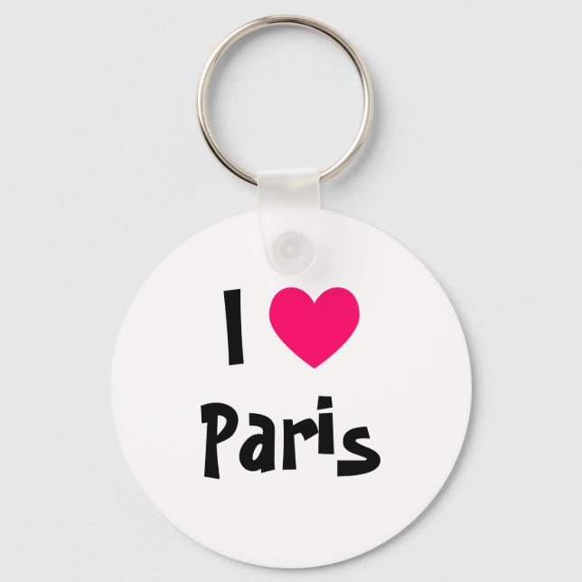 I Heart Paris Schlüsselanhänger (Vorderseite)