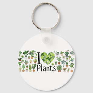 I Heart Plants Schlüsselanhänger