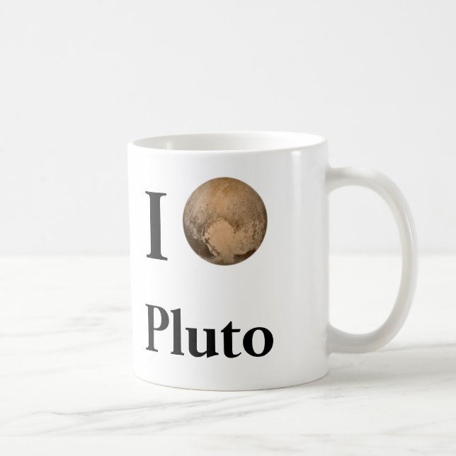 I Heart Pluto Kaffeetasse (Rechts)