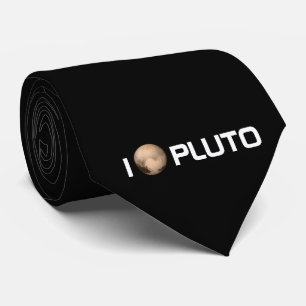 I Heart Pluto New Horizon Cravate