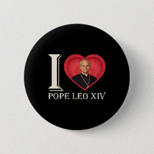 I Heart Pope Robert Francis Prevost Leo Xiv 267. Button