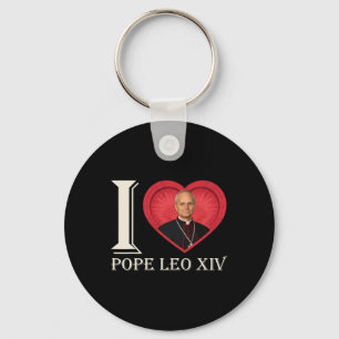 I Heart Pope Robert Francis Prevost Leo Xiv 267. Schlüsselanhänger