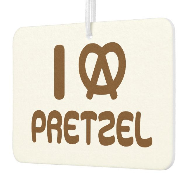 I Heart Pretzel Autolufterfrischer (Links)