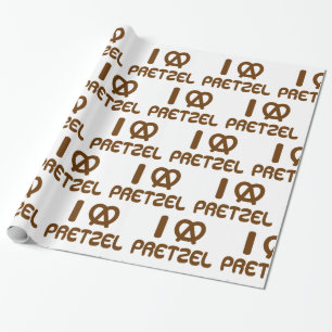 I Heart Pretzel Geschenkpapier