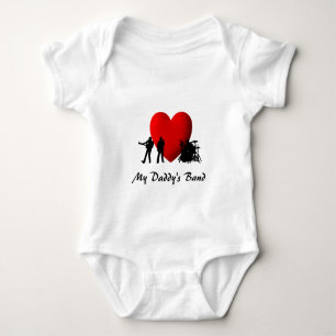 I Heart Rock & Roll Baby Bodysuit Strampler