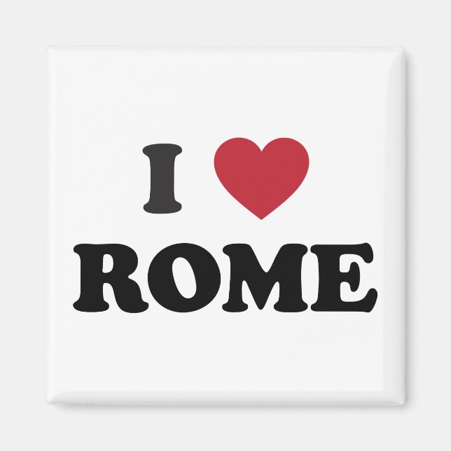 I Heart Rome Italien Magnet (Vorne)