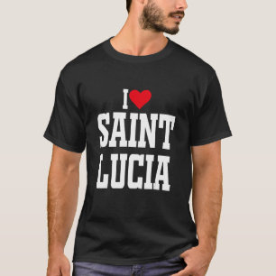 I Heart Saint Barthélemy I Liebe Saint Barthélemy T-Shirt