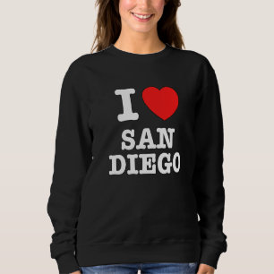 I Heart San Diego Ca Liebe Sweatshirt