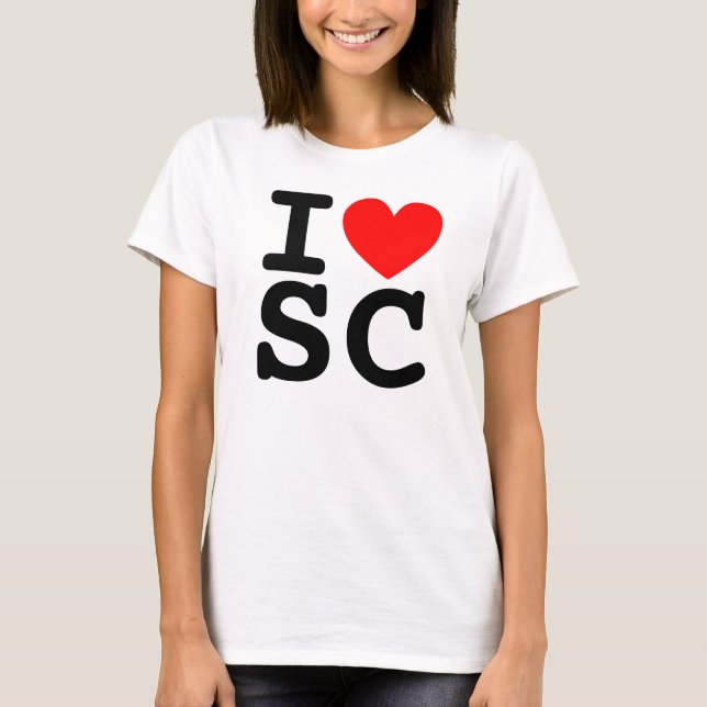 I Heart SC Shirt (Vorderseite)