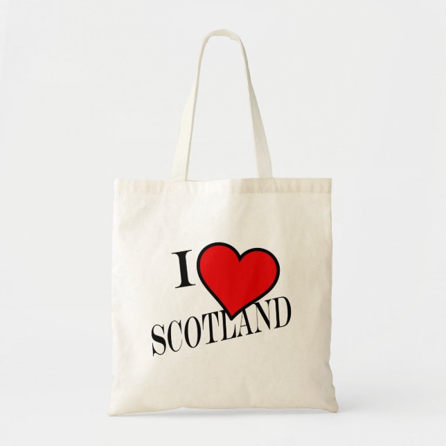 I Heart Scotland bk btcn Tragetasche (Vorne)