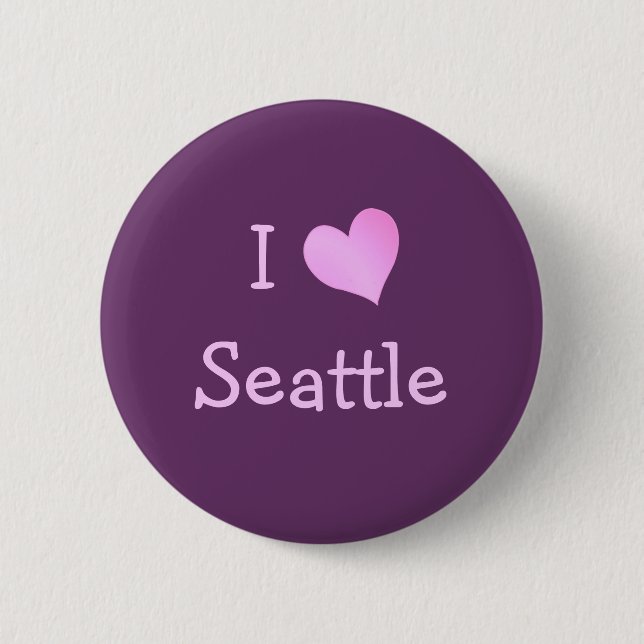 I Heart Seattle Button (Vorderseite)