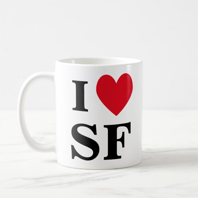 I Heart SF Mug (Gauche)