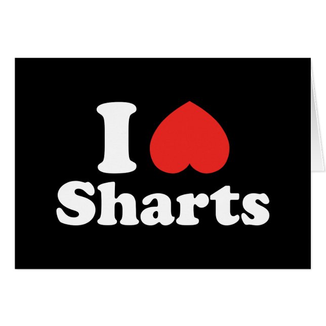 I Heart Sharts (Devant horizontal)