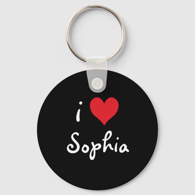 i Heart Sophia Schlüsselanhänger (Vorderseite)