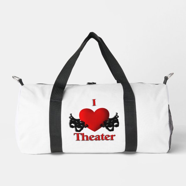 I Heart Theater Duffle Bag (Vorderseite)