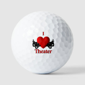 I Heart Theater Golfball