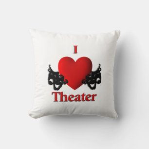 I Heart Theater Kissen