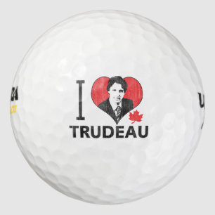 I Heart Trudeau Golfball