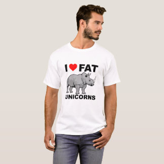 I Heart Unicorn Rhino Funny Tshirt